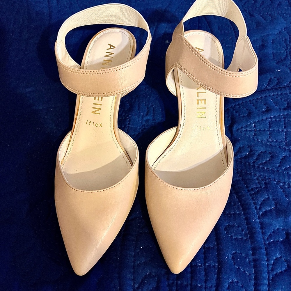 Anne Klein classy strappy heels.